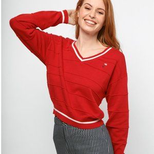Collectif Bright And Beautiful Nadia Jumper in Red
